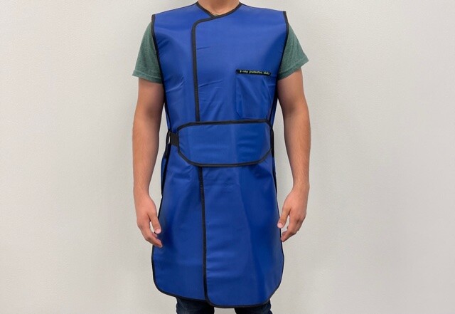 X-Ray Protective Clothing Lead Vest Apron Color: Blue 1/bx