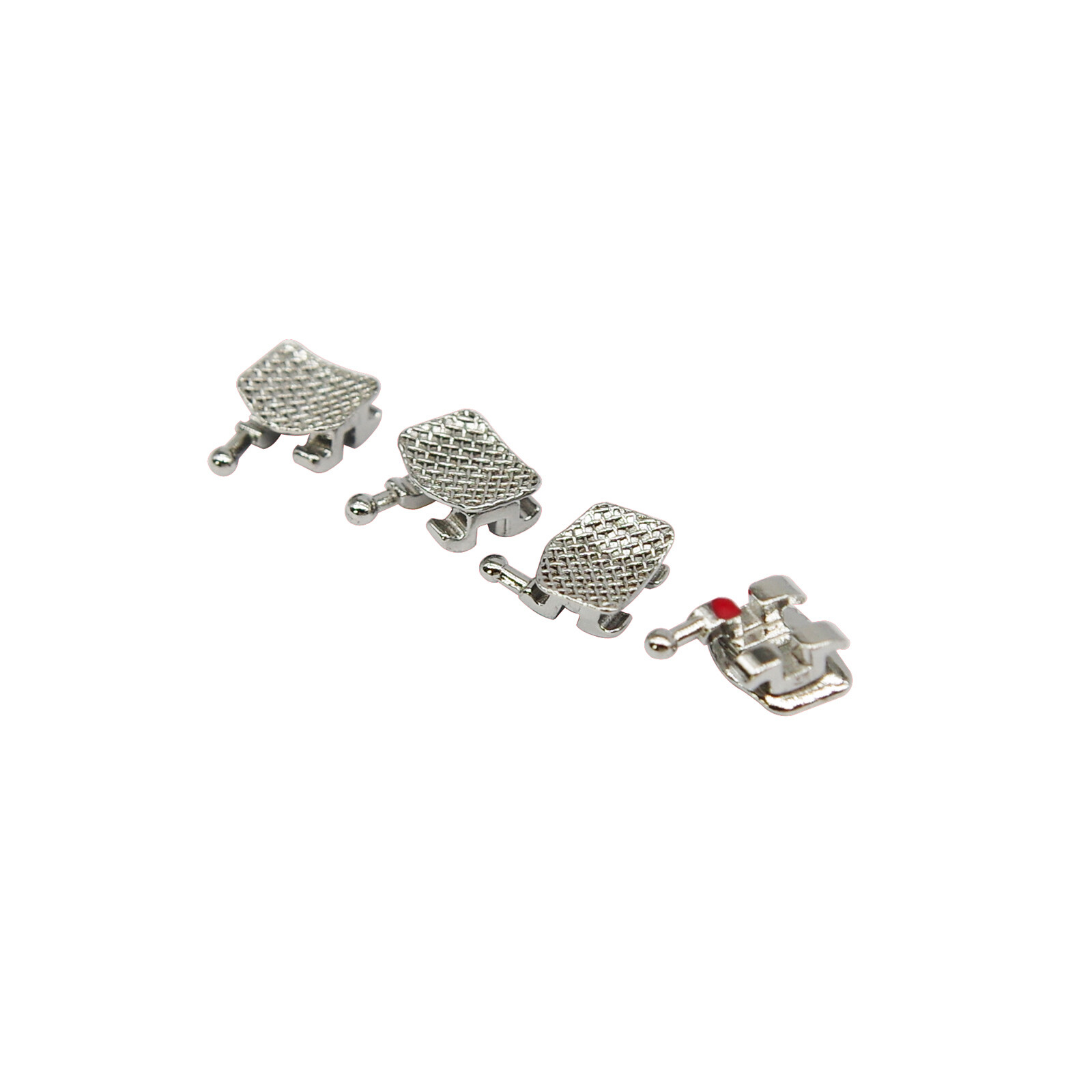 200Pc Dental Orthodontic Brackets Braces Mini Roth.022/Light Cure Adhesive Kit