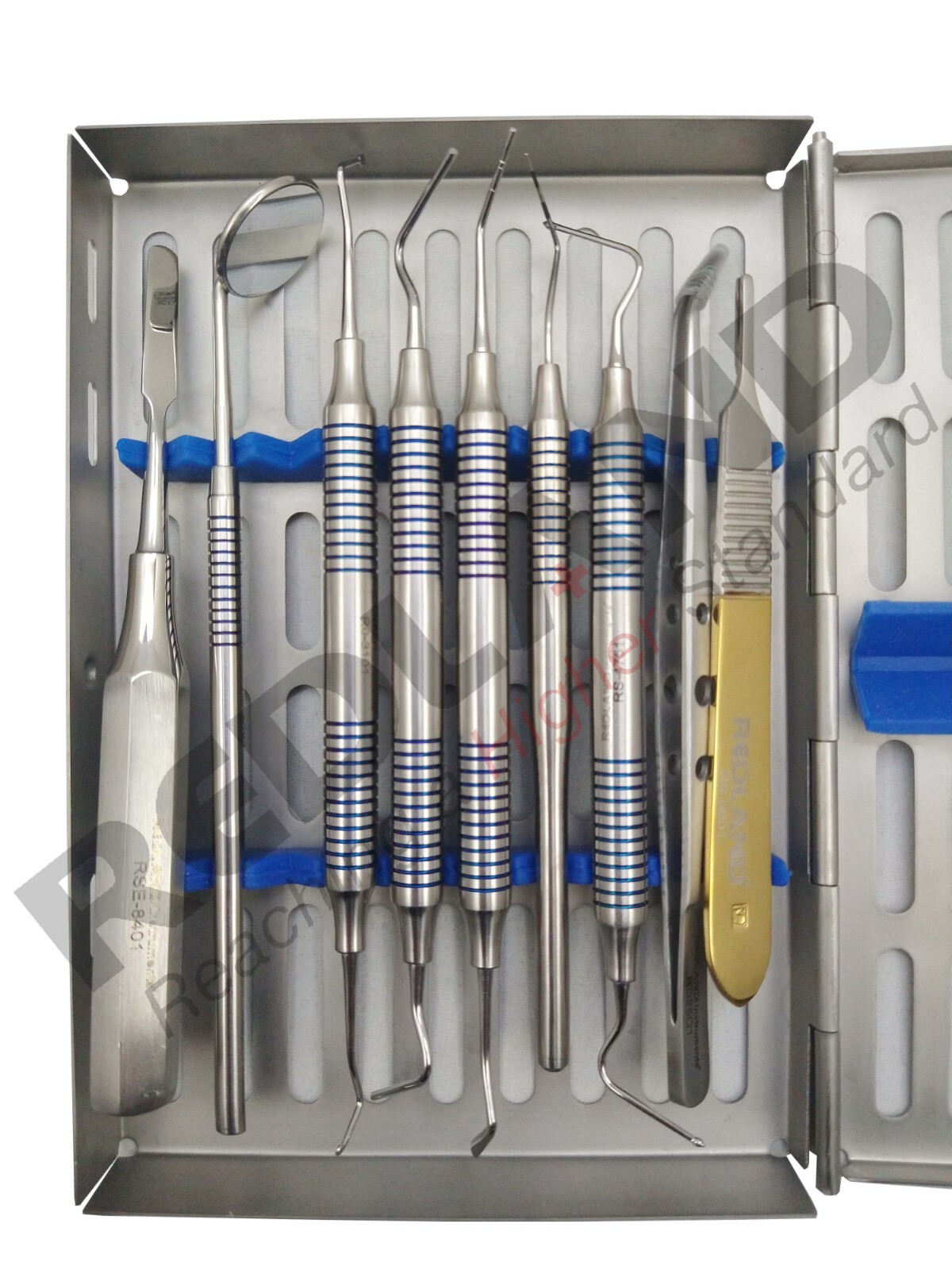 Endodontic Blue Series Surgery Basic Instruments Kit Dental