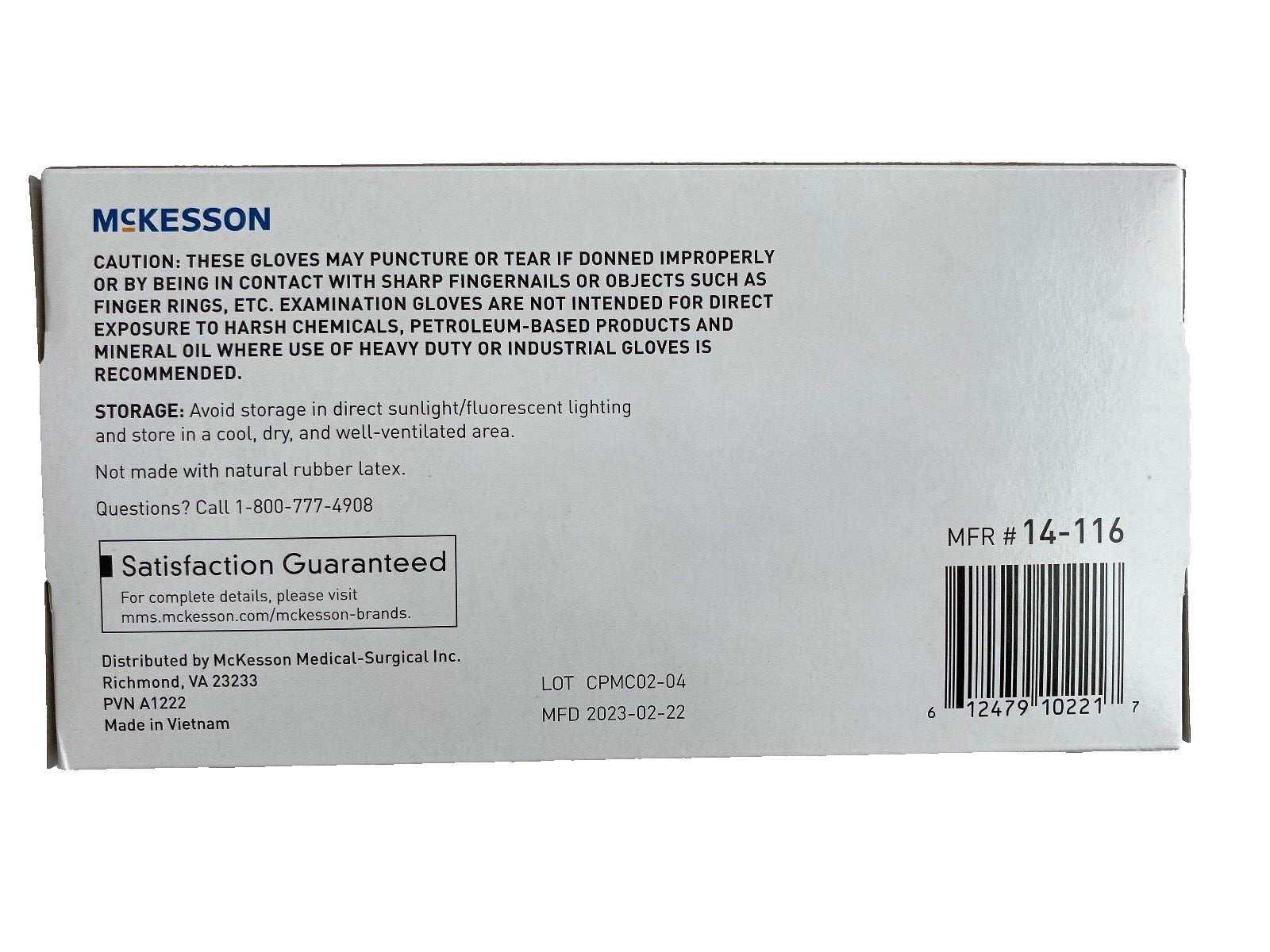 McKESSON VINYL EXAM GLOVE, MEDIUM, 100 per NEW BOX with FREE SHIPPING!