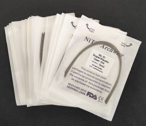 10 Packs Arcos de Dental Ortodoncia Redondos Niti Arco de Alambre Su Arch Wire