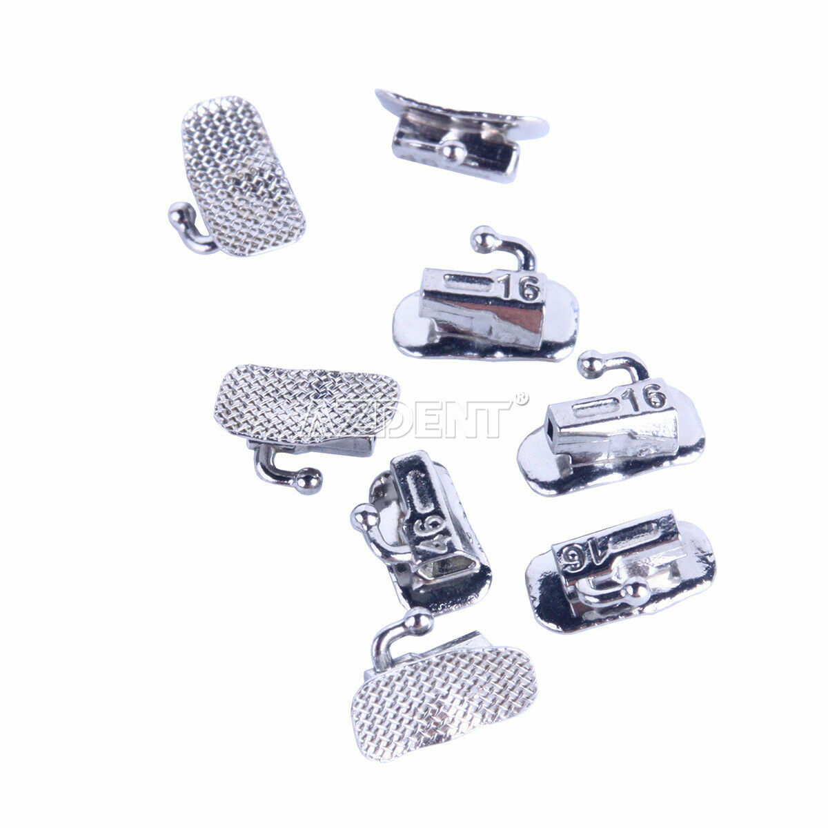 AZDENT Dental Orthodontic Buccal Tube 1st Molar Roth/MBT 018/022 Bondable