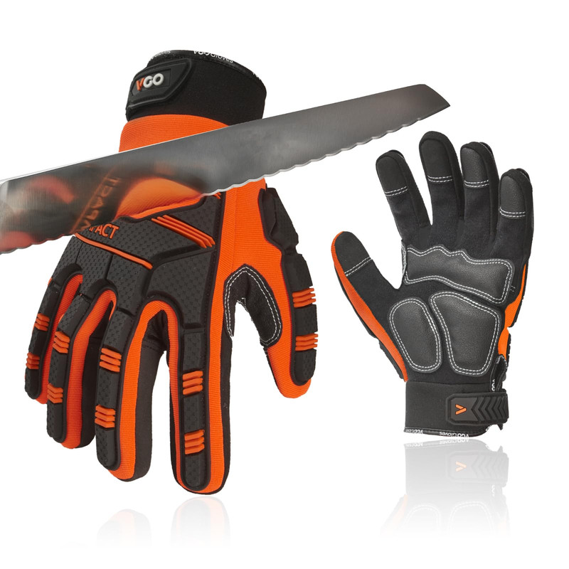 Vgo… Cut Resistant Work Gloves For Men – Ansi Level 5 Cut Resistant Mechanics