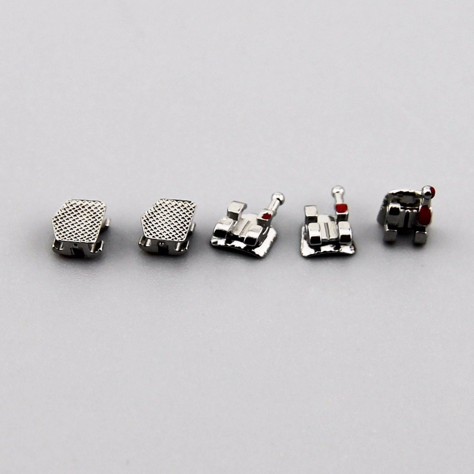 20Pcs/Set Dental Orthodontic Brackets Braces Standard Roth .022 Hooks 3-4-5