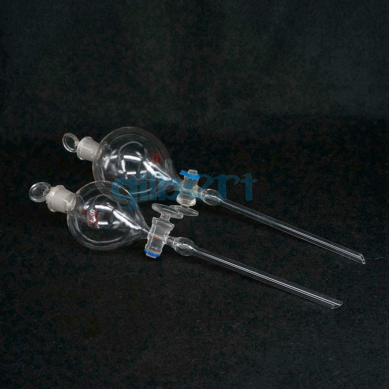 60/125/250/500ml Borosilicate Glass Dropping Funnel Ball Shape & Glass Stopcock