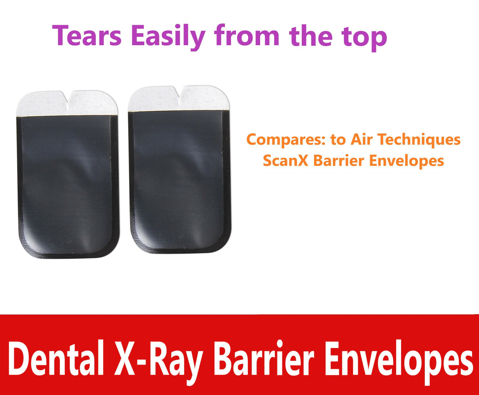 ScanX Barrier Envelopes for Phosphor Plate Dental Digital X-Ray Size 0 1 2 3 4
