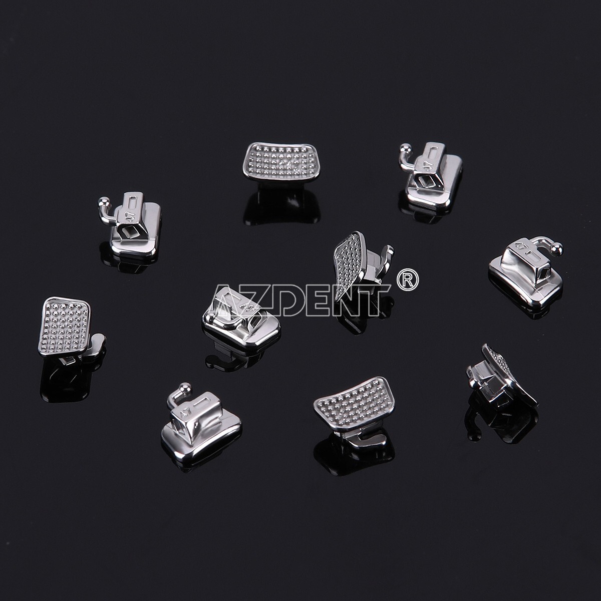 50Set Dental Orthodontic Buccal Tube 2nd Molar Roth.022 Bondable Non-Conv AZDENT
