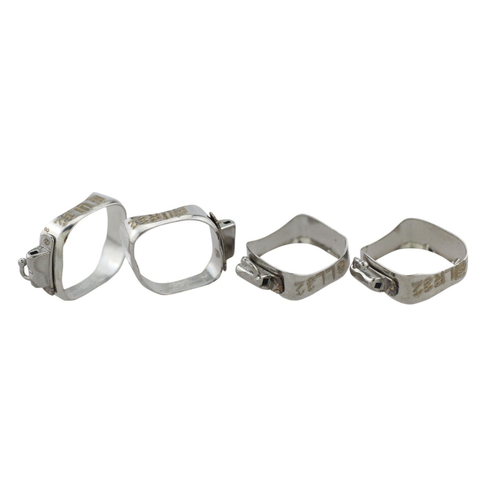 Dental Orthodontic Band Buccal Tube First Molar Band Roth 022 #32-#44 Pre-Welded