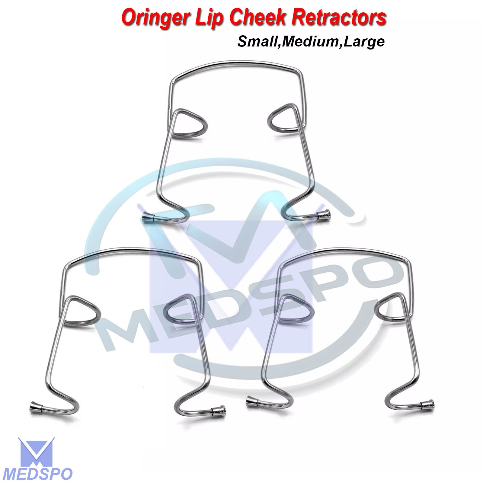 Oringer Mouth Opener Small Medium Large Orthodontic Cheek Lip Retractors
