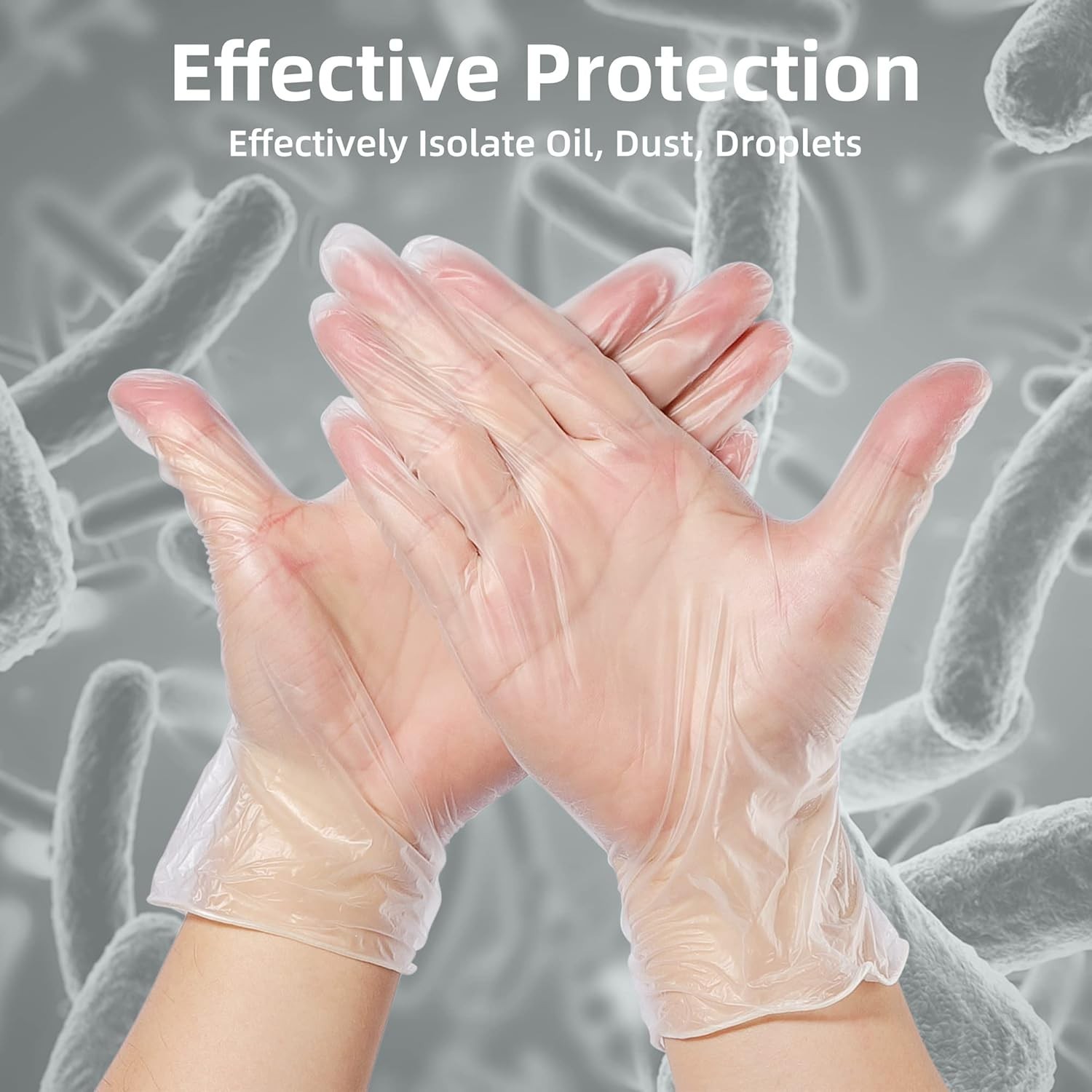 Disposable Medical Clear Vinyl Exam Gloves Industrial Gloves – Latex-Free & P…