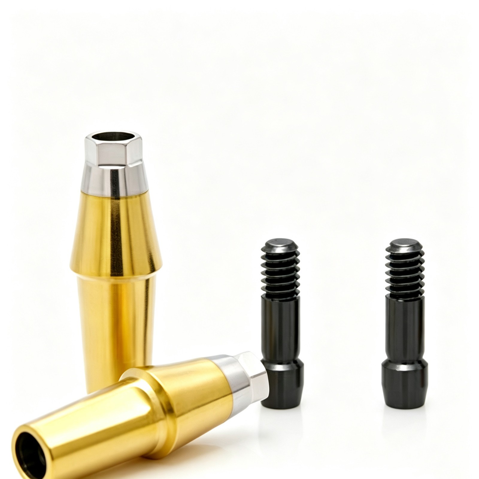 Regular Hex Straight Titanium Abutment for Cement Retained Crown Fits Hiossen ET