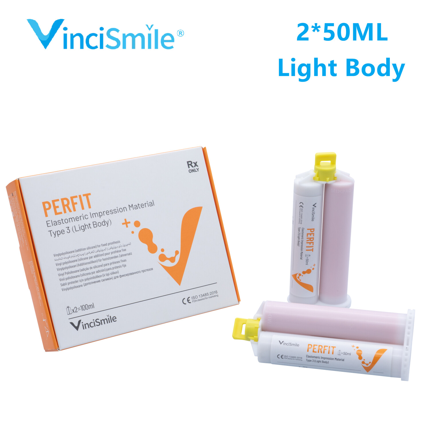 PERFIT Dental Crown & Bridge Impression Material Light Body – Fast / Normal Set