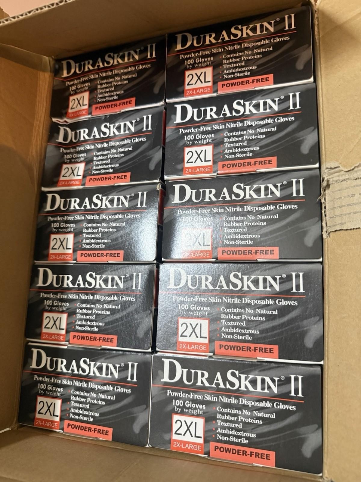 Duraskin 2 Powder Free Gloves CASE 1,000 pcs. 2XL