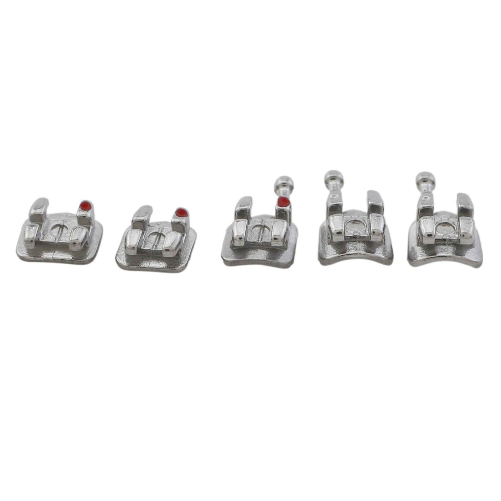 Creative Dental Orthodontic Brackets Braces Metal Mini MBT 022 345 Hooks 10 Kits