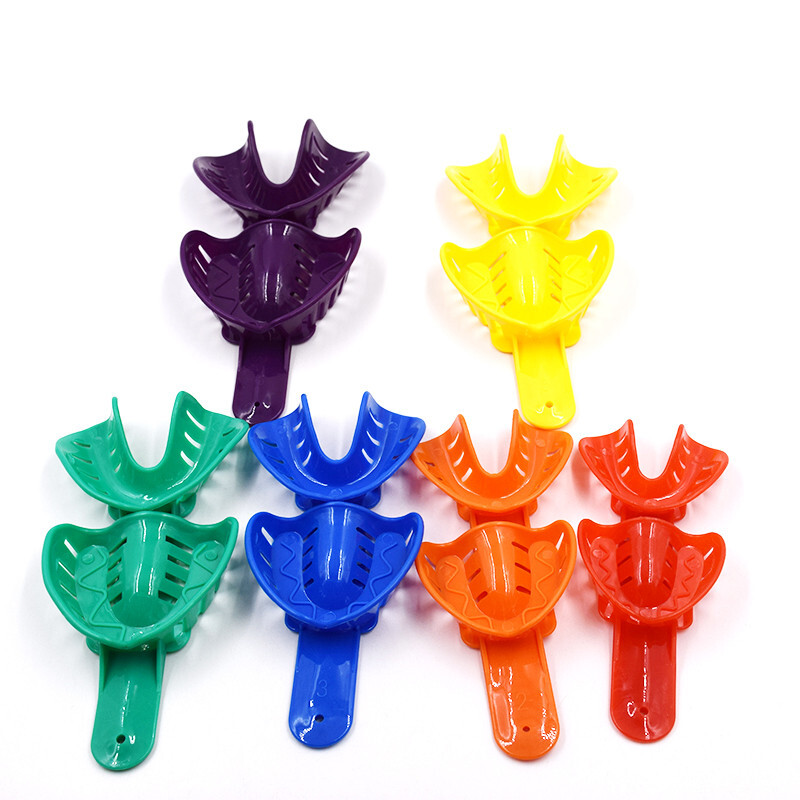 12Pcs/Set Dental Plastic Disposable Plastic Model Materials Tool Sizes L/M/S Kit