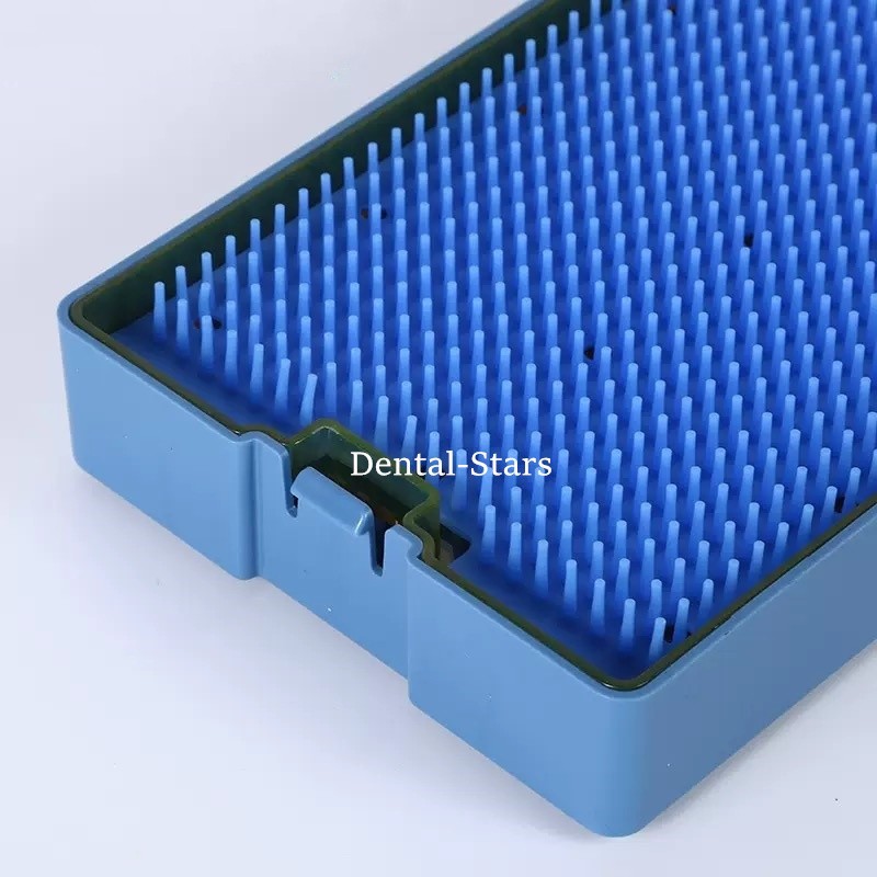 Plastic Sterilization Tray 263 x 160 x23mm Surgical Instruments Disinfection Box