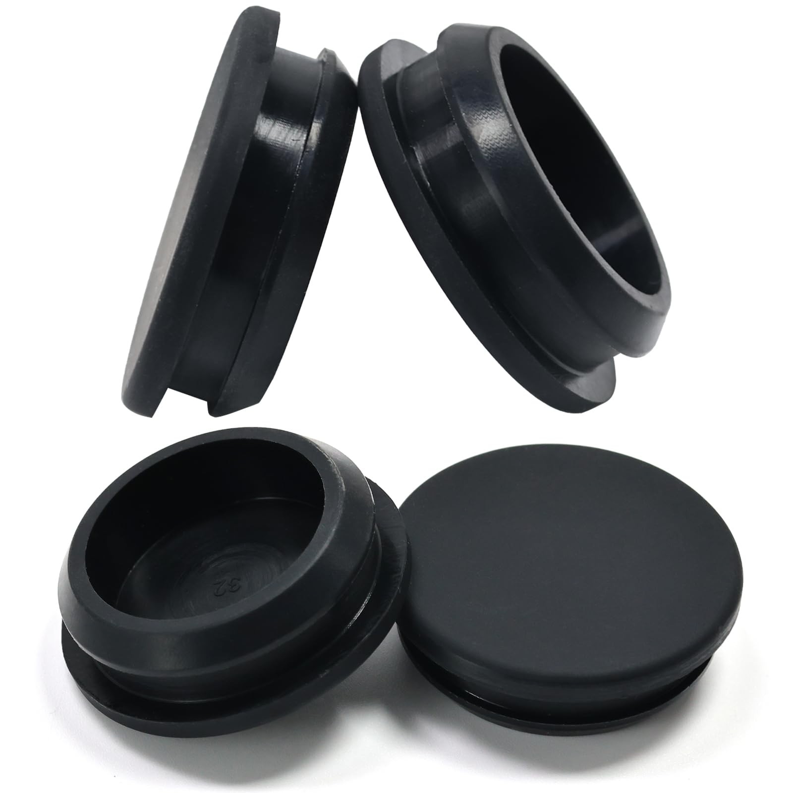 4 Pcs 32 mm Silicone Rubber Plugs Snap in Locking Hole Plugs for 3233 mm 11/4…