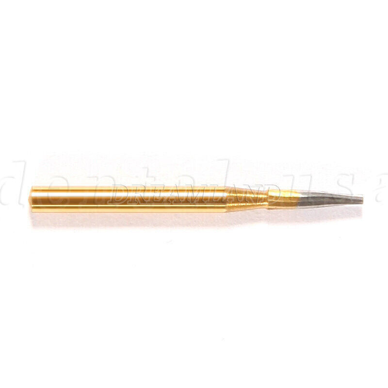 Dental Tungsten Carbide Gold Burs Trimming & Finishing & Polishing Flame FG7901