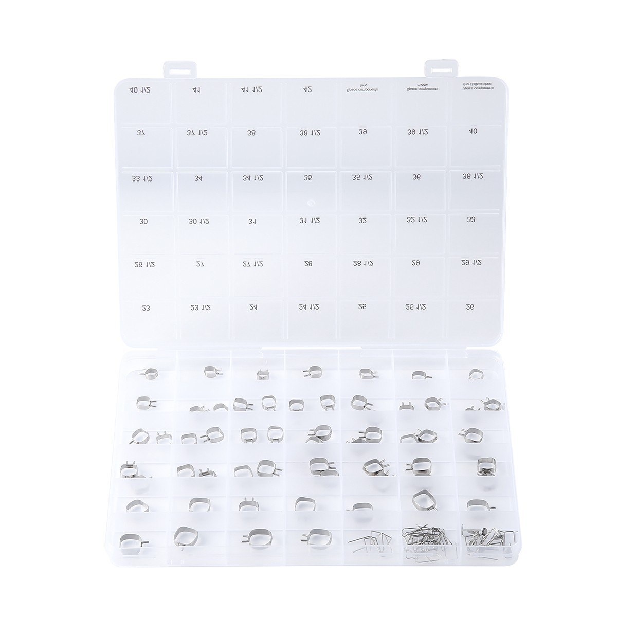 99pc Dental Teeth Braces Preformed Kids Space Maintainer Retainer Universal Band