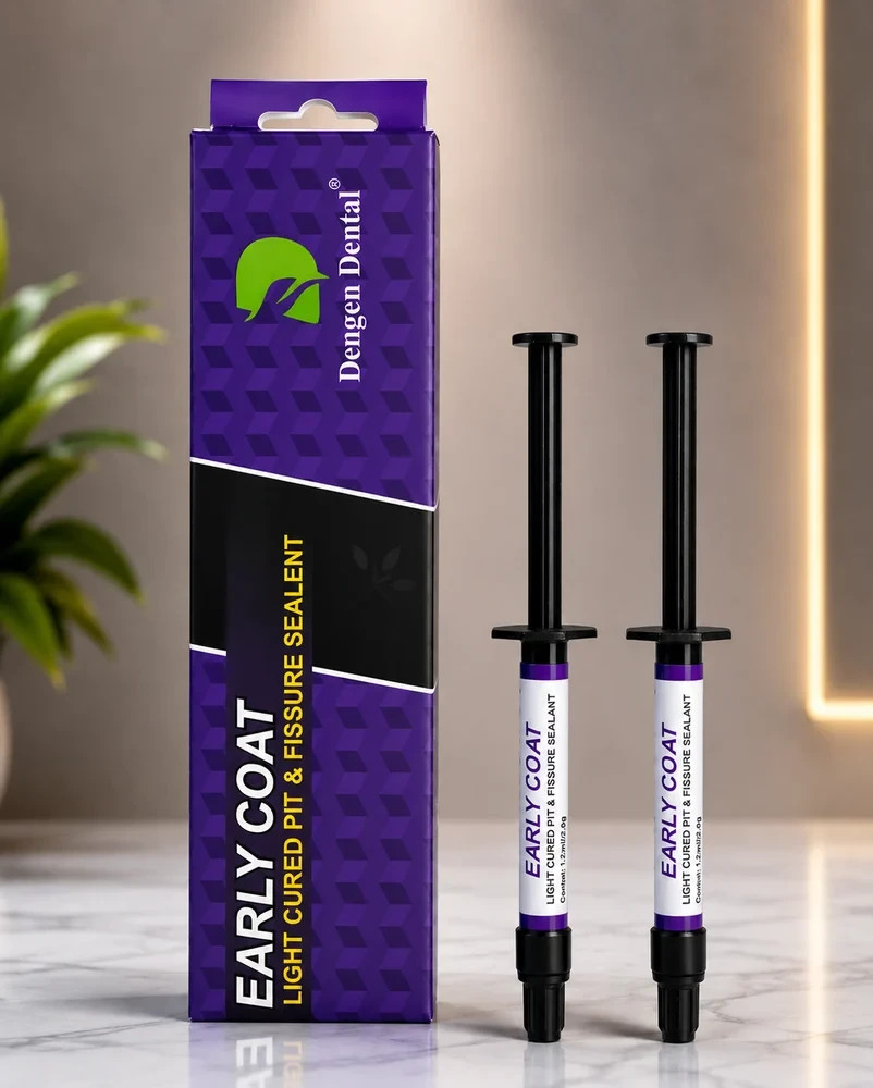 Dengen Dental Early Coat Light Cured Pit & Fissure Sealant 2*2gm