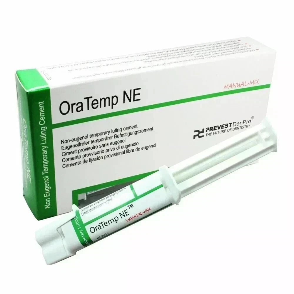 Prevest Oratemp NE Non Eugenol DenPro Cement Cartridge Base & Catalyst 15gm (FS