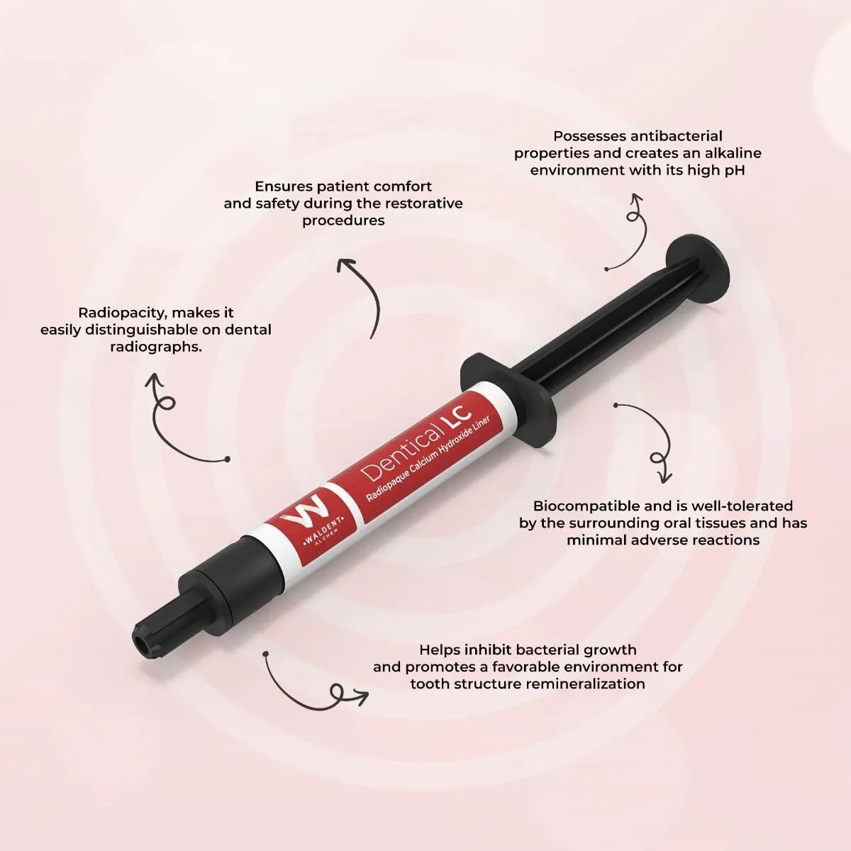 Waldent Dentical LC Calcium Hydroxide Liner for Dental Pulp Protection & Healing