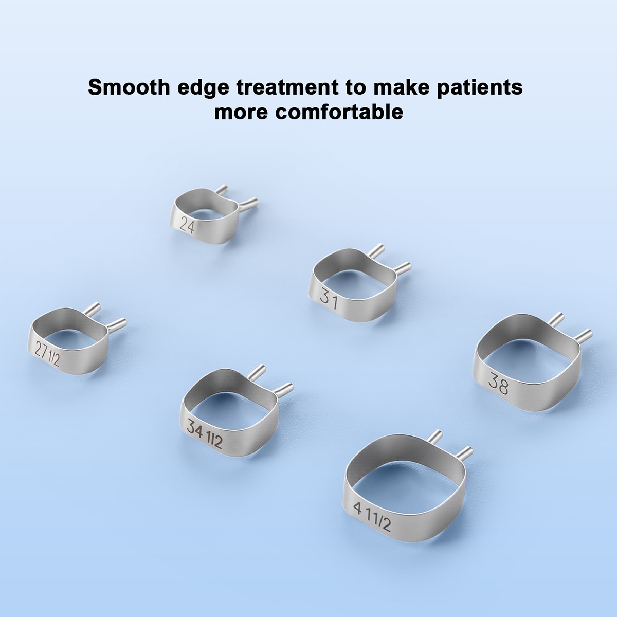 99pc Dental Teeth Braces Preformed Kids Space Maintainer Retainer Universal Band