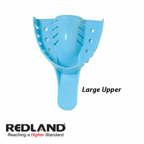 REDLAND Impression Trays #1 Large Upper Perforated 12 Pieces/Bag -FDA