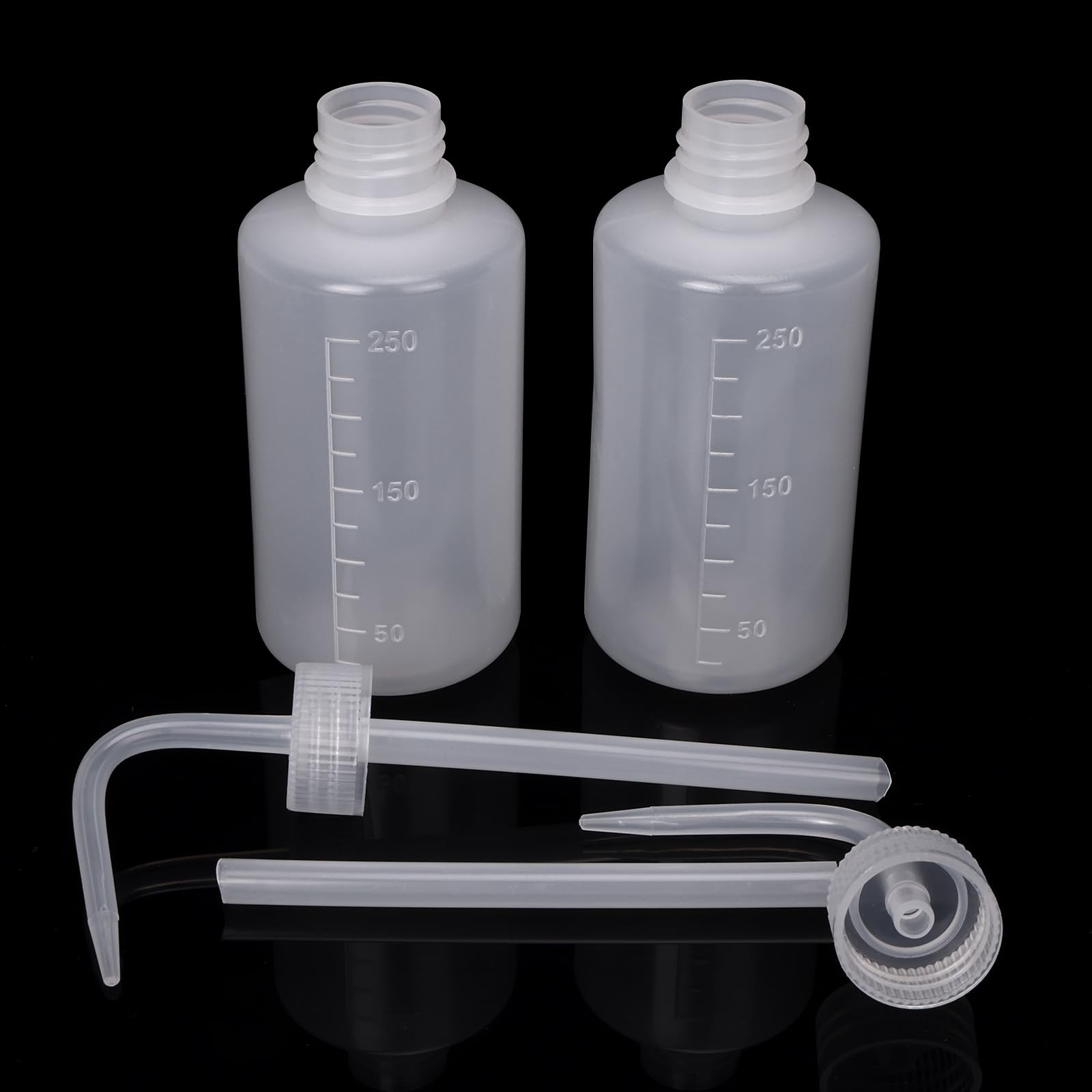 DEPEPE 6-Pack 250ml Squeeze Bottles for Liquids, LDPE 8.5Ounces – 6Pcs
