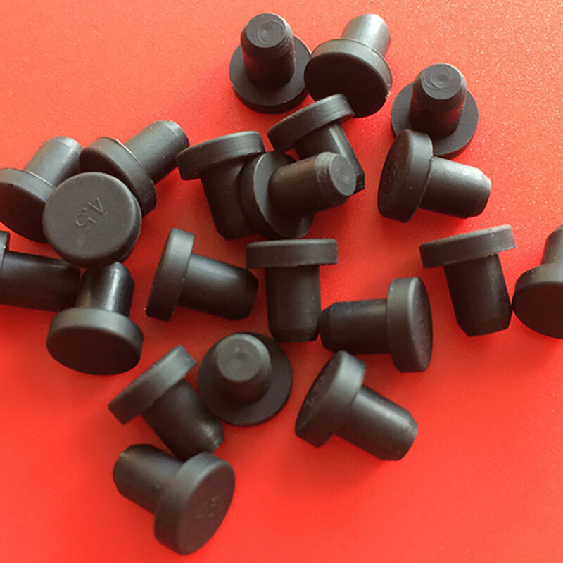 Black/White Rubber Silicone Plug Pipe Seal Round Plug End Cap Seal Bung 2.7-14mm