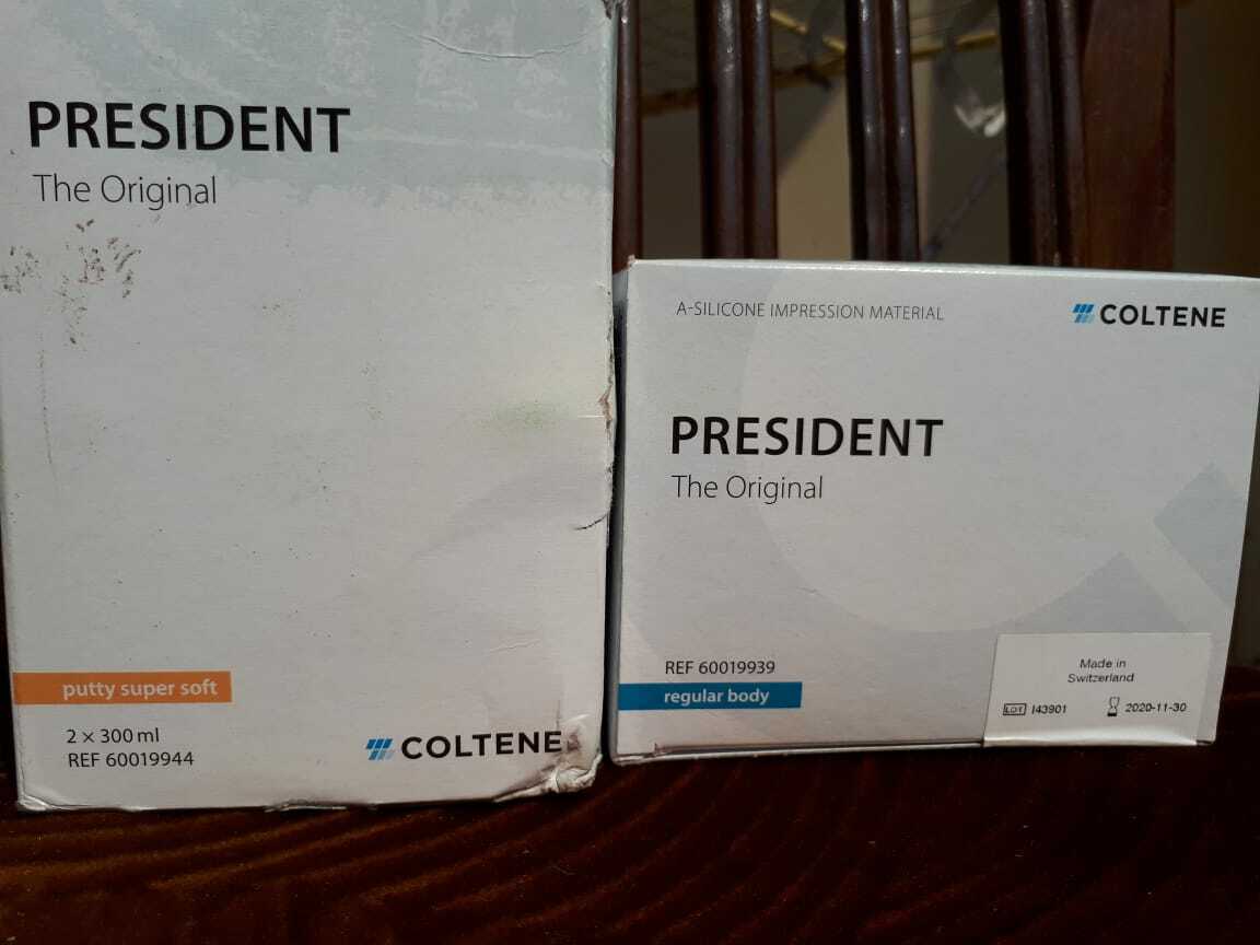 Coltene President Original Super Soft Putty Set A-Silicones Impression Material