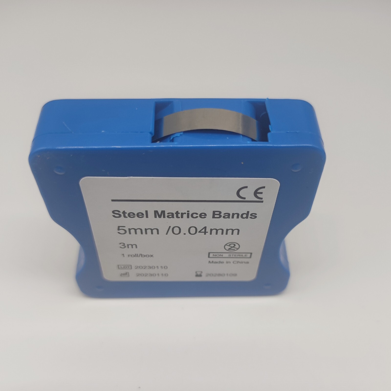Dental Metal Matrix Bands Striproll Stainless Steel width 5/6/7mm 0.04mm