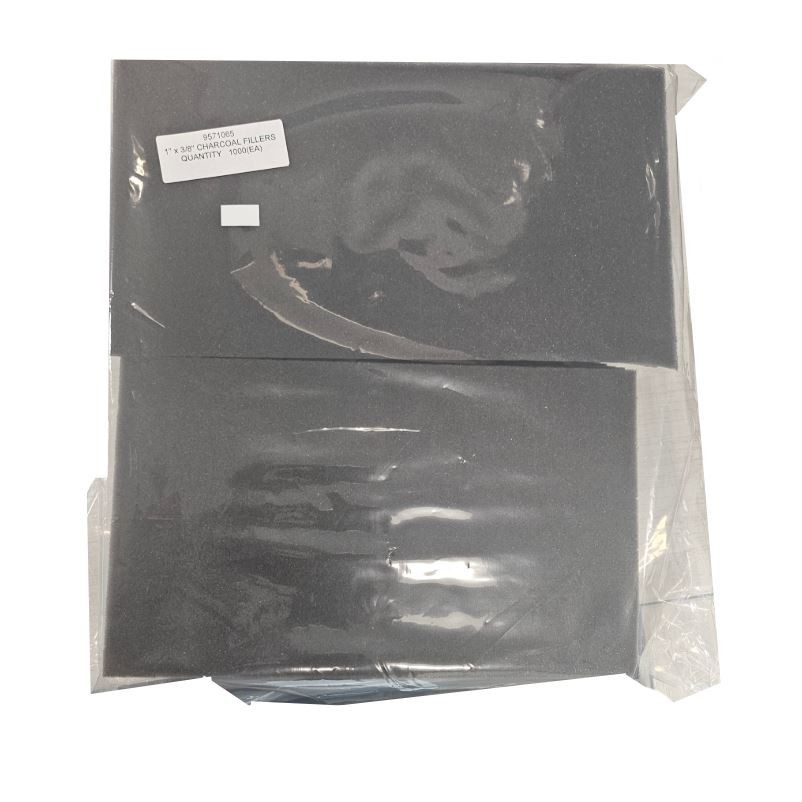 *1,000-Pieces* Keystone Foam Flex-Filler 1″ Square 0.375″ Thick Charcoal 9571065