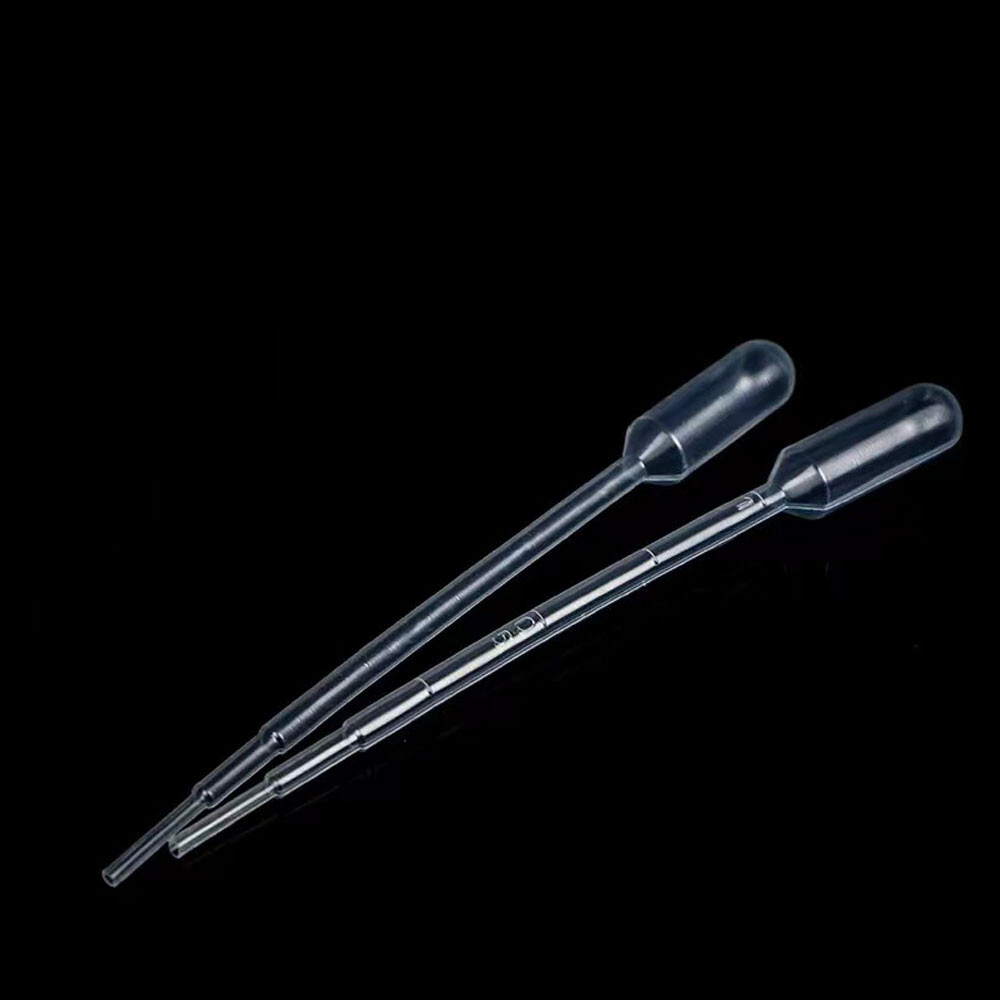 100/200Pcs Transparent Plastic Disposable Transfer Oils Pipettes Eye Dropper