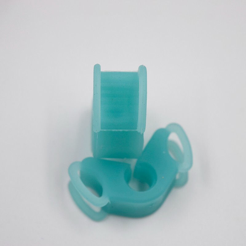 2 Kits Dental Mouth Bite Block Rubber Silicone Mouth Opener Latex Prop Model ﻿