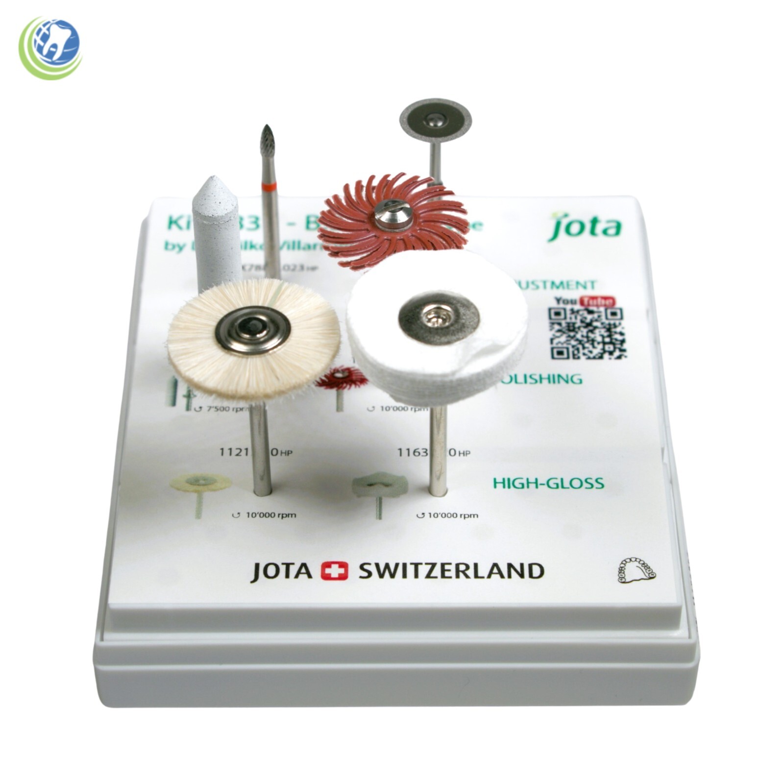 Jota B.E.F. 1832 Prototype Provisional Restorations Milko Villarroel Bur Kit *