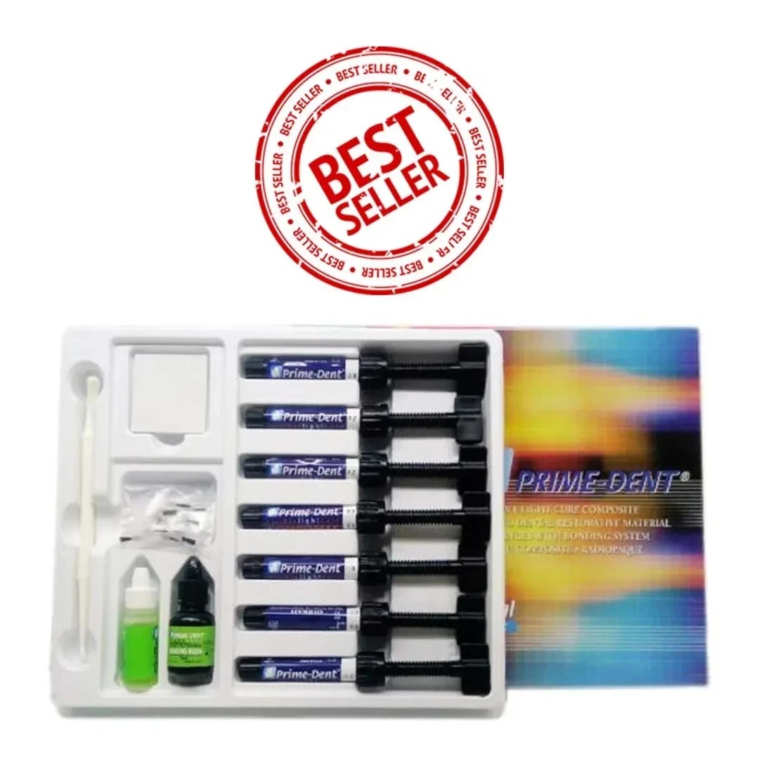 PRIMEDENT Visible Light Cure Resin Based 7 Composite Bonding Dental Restorative