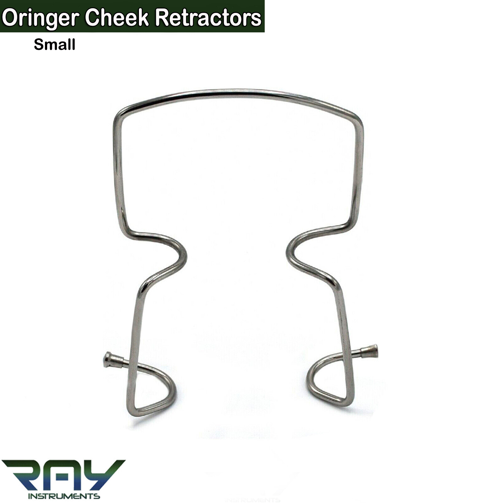 Orringer Lip Cheek Retractors Surgical Self Dental Retaining Metal Wire 3 Sizes