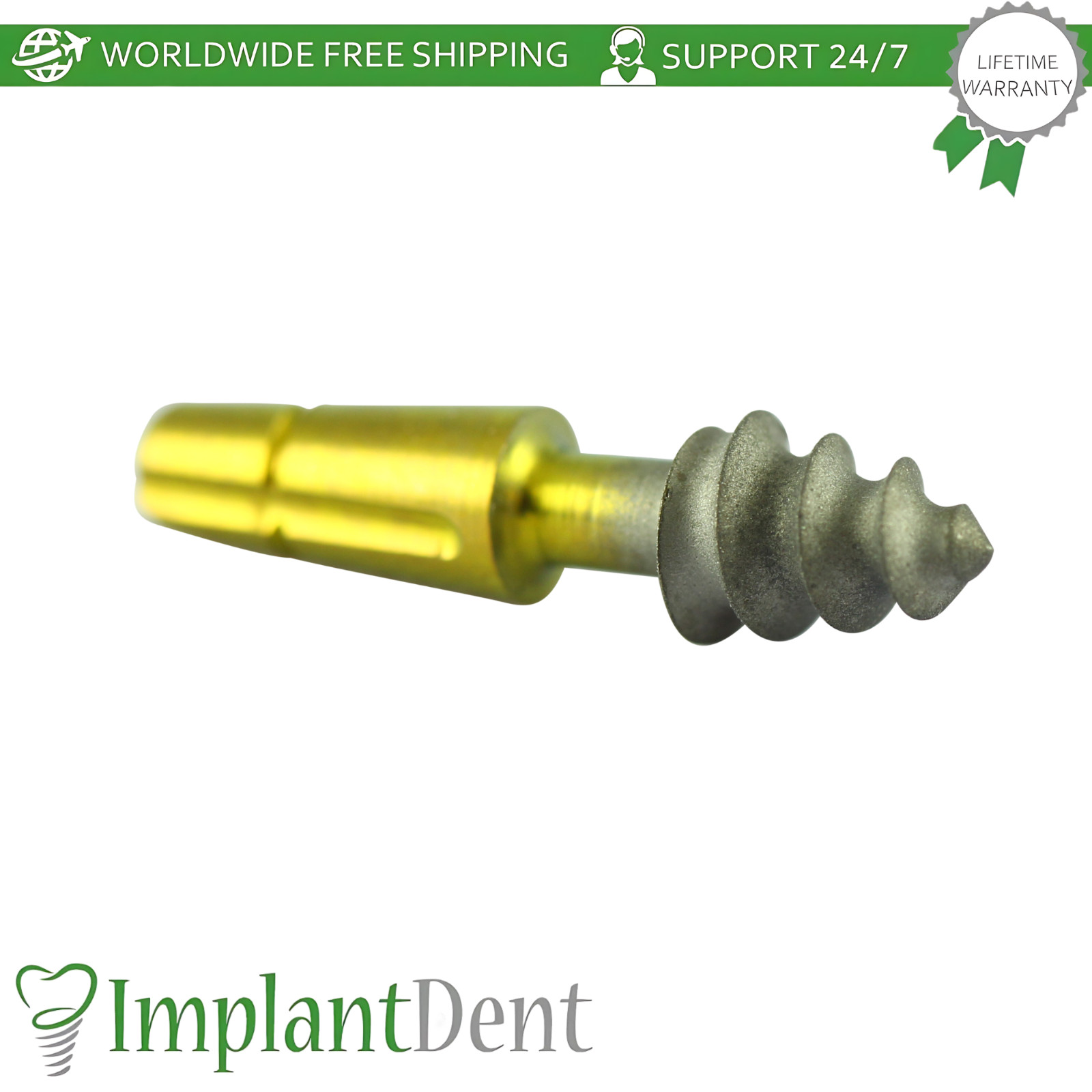 Monoblock Compressive Dental Fixture SLA Surface Titanium Sterile Dentistry