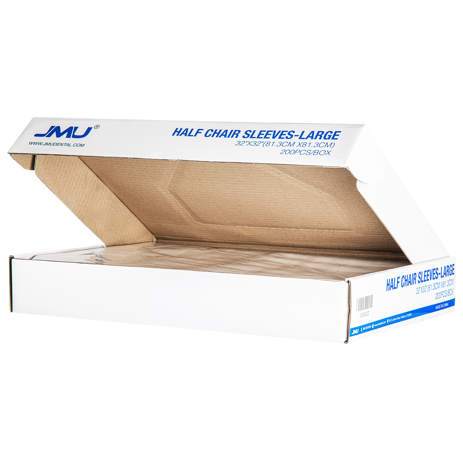 200/Box Disposable Half Dental Chair Sleeves Cover LARGE Durable Plastic 32″x32″
