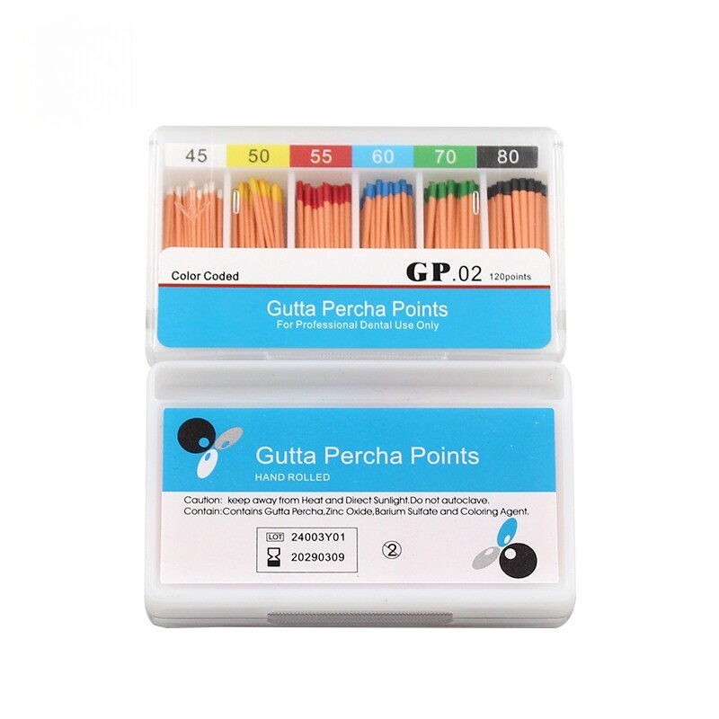 Dental Absorbent Paper Points Gutta Percha Point 15-40 Taper 02 04 06