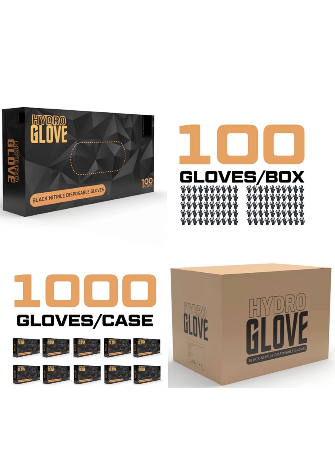 nitrile gloves Small case 1000