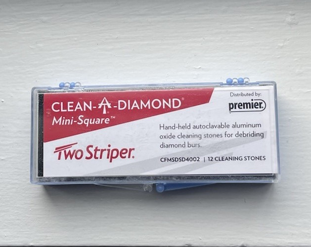 Premier Two Striper Clean-A-Diamond Mini-Square Fine Narrow CFMSDS04002