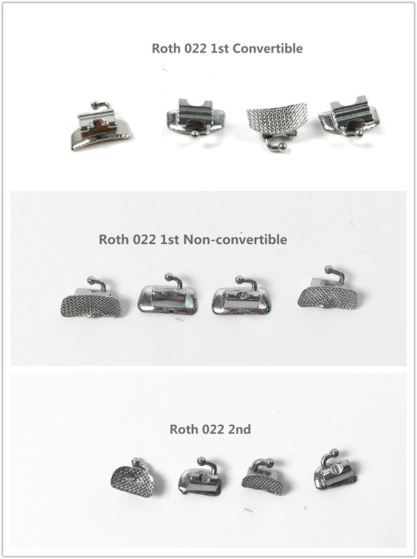 Dental Orthodontic Buccal Tubes Roth 022 Series Molar Bracket Brace High Quality