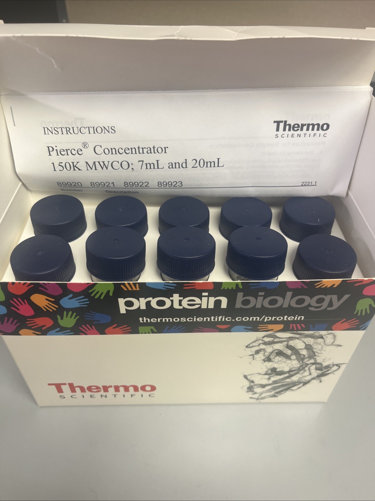 Thermo Scientific Pierce Concentrators 150k MWCO, 20 ml P/N:89921 (Pack Of 10)