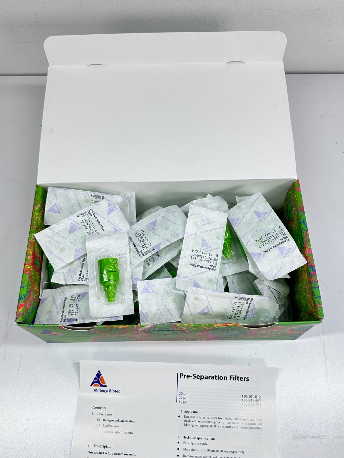 (54 Pcs) MILTENYI BIOTEC MACS 20um Pre-Separation Filters 130-101-812