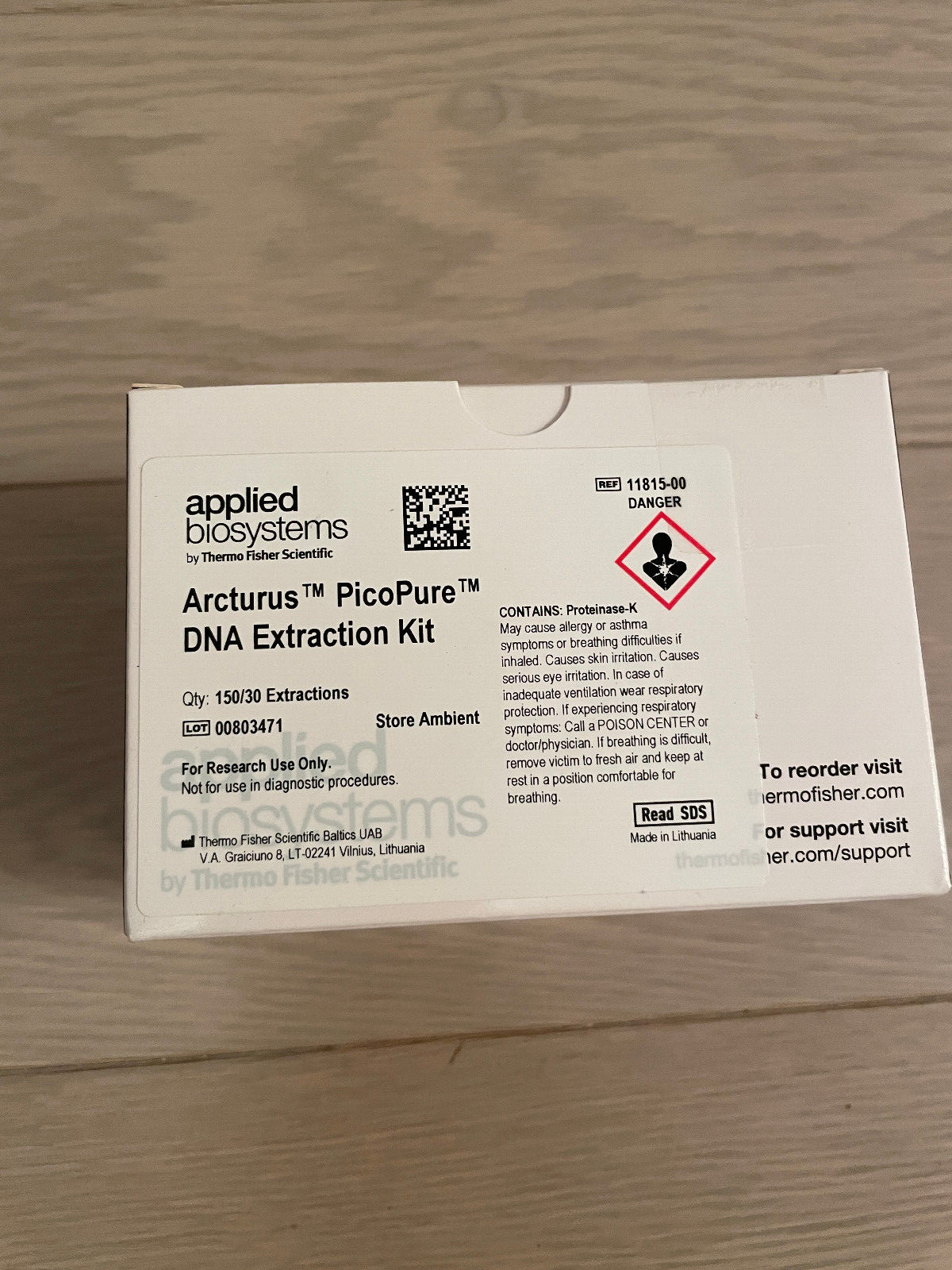 New ABI Arcturus PicoPure DNA Extraction Kit 11815-00 applied biosystems