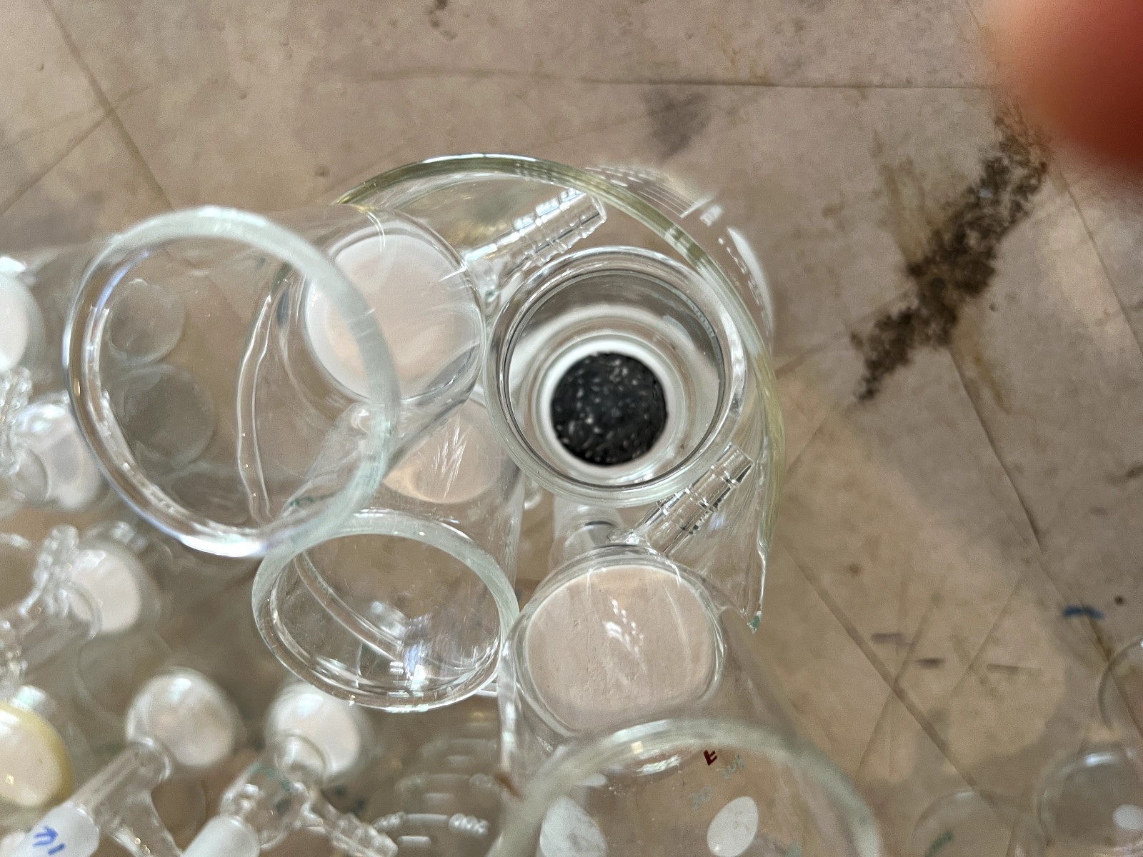 30mL filter funnel, 14/20 lower joint
