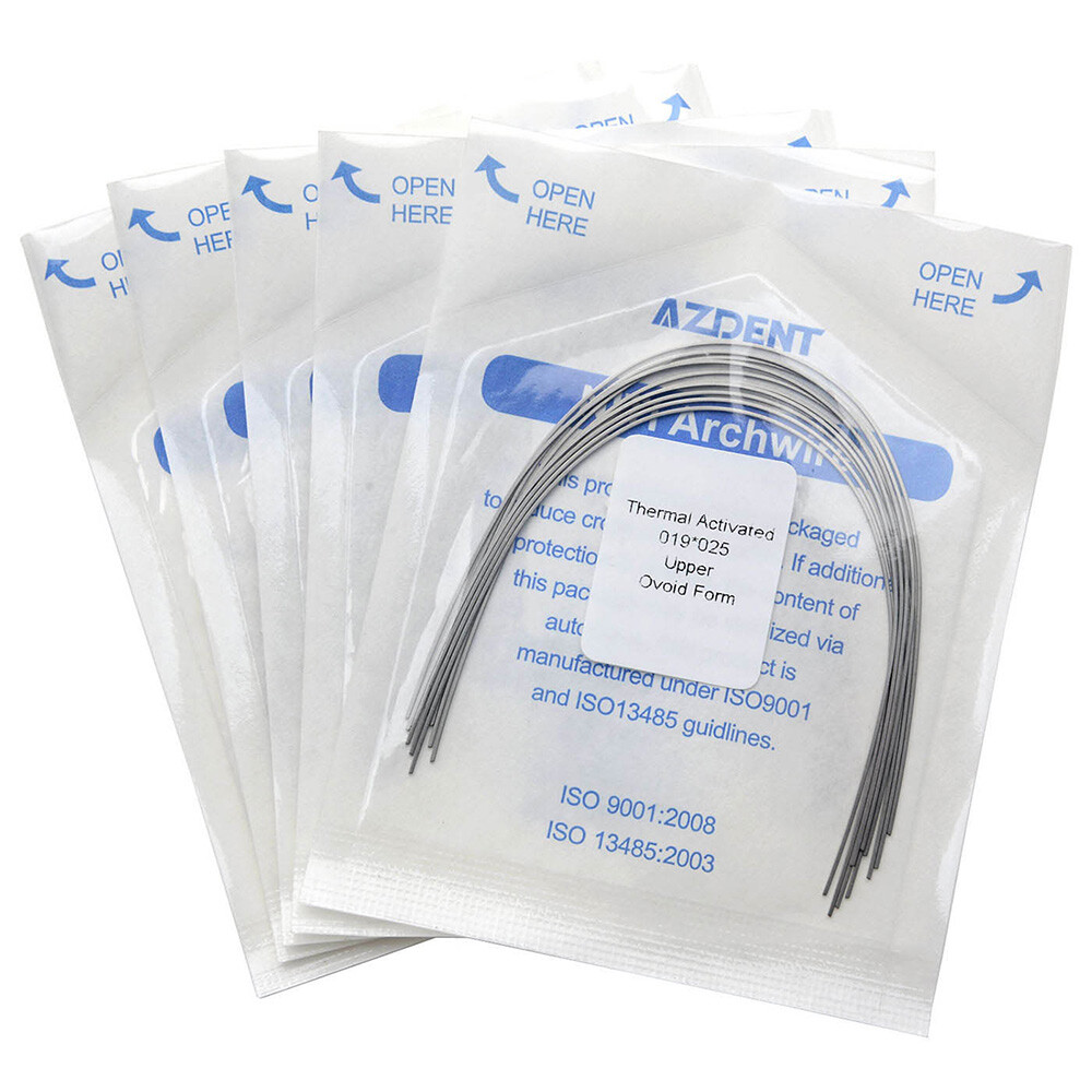 Alambre de Arco Rectangular Niti Activado Térmicamente para Ortodoncia Dental To