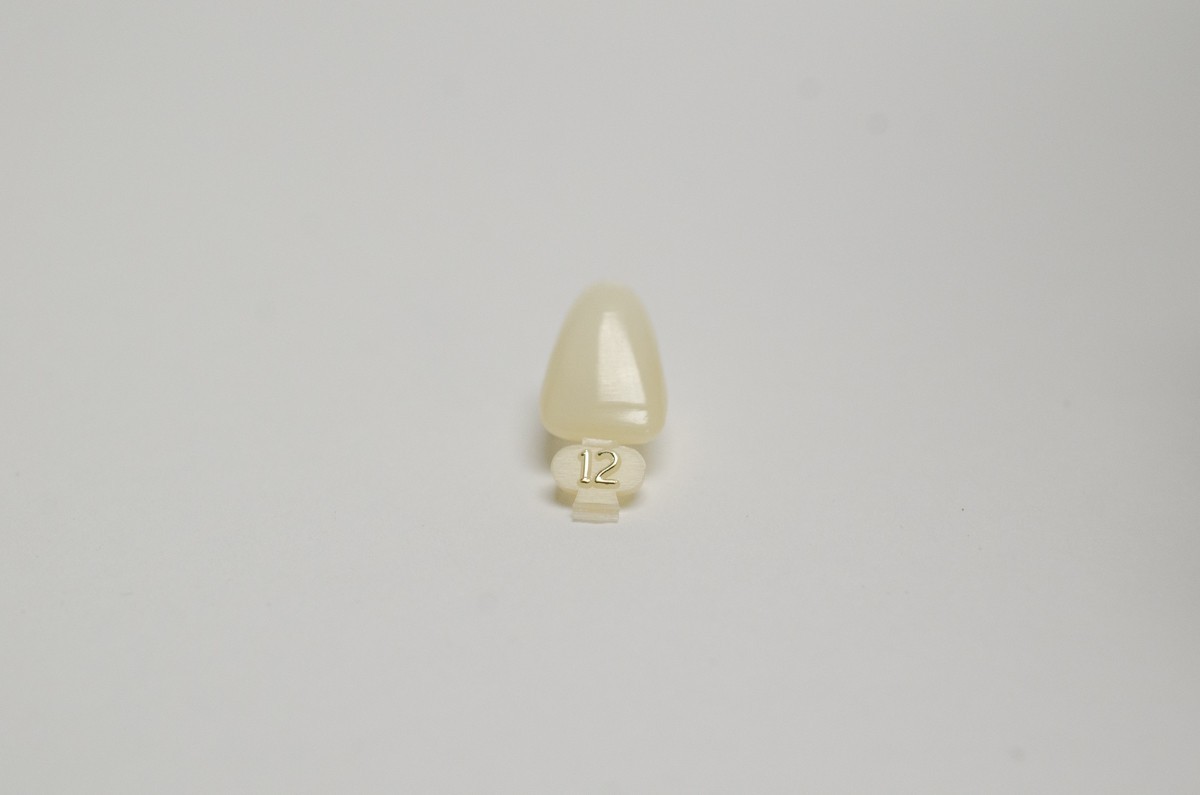 DENTAL POLYCARBONATE TEMPORARY CROWNS #12 (URC) UPPER RIGHT CENTRAL 5/PACK